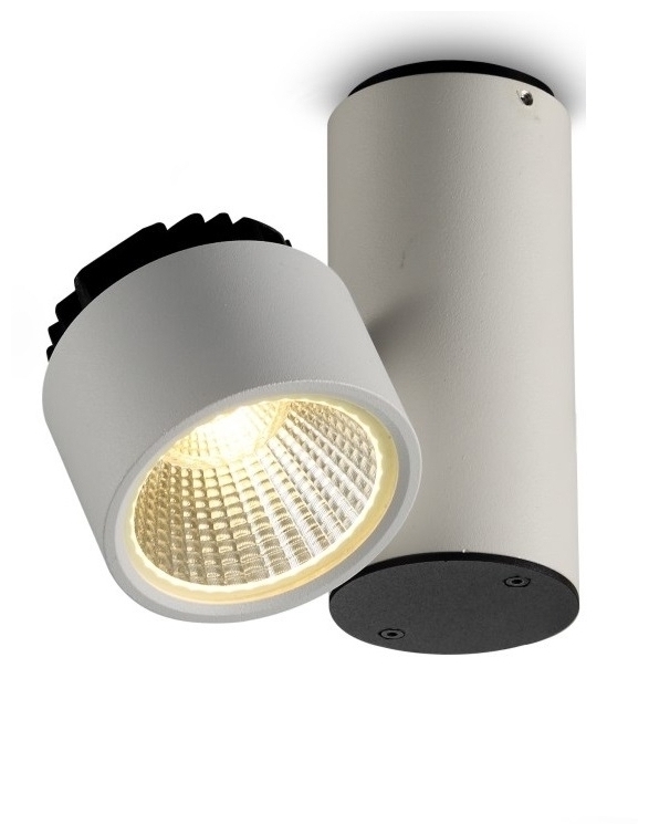 Дизайнерский накладной светильник White Metallic 2