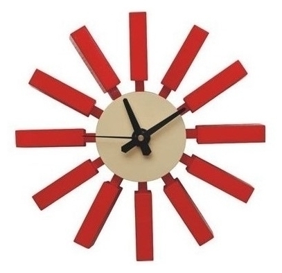 Дизайнерские часы George Nelson Block Clock